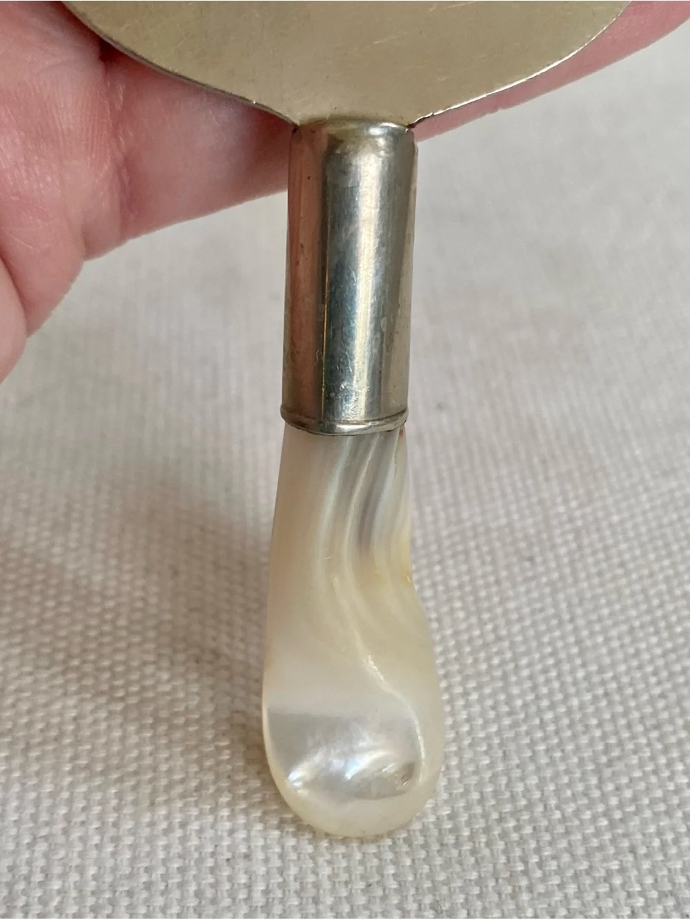 VTG Cake Server Silver and Mother of Pearl Handle
